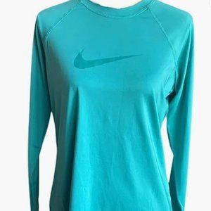 Nike Women's Standard UPF 40+ Long Sleeve Rashguard  - SIZE SMALL